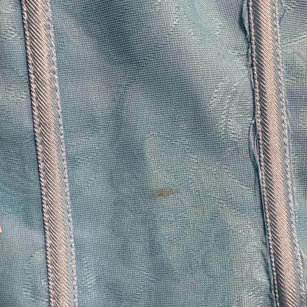 Frederick's of Hollywood Y2K Sky Blue Lace Corset - Picture 7 of 10